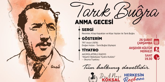 Akşehir'de Tarık Buğra’ya vefa gecesi