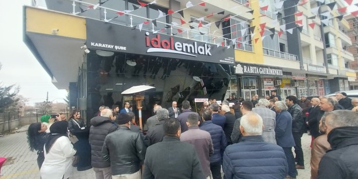 İdol Emlak Karatay Şube açılış töreni yoğun ilgi gördü