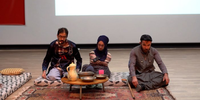 Körkütük Şamata Tiyatro'su Beyşehir'de yoğun ilgi gördü