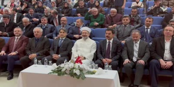 Erbaş: "Güzel ahlak, gencin süsüdür"