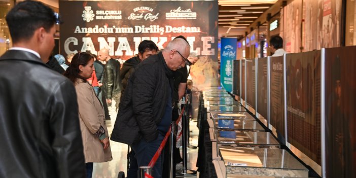 Çanakkale'den gelen gezici müze ve fotoğraf sergisi Selçuklu'da