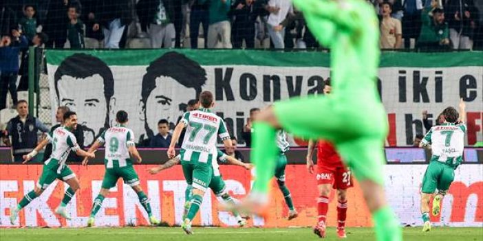 Konya'da ilk yarıda tek gol var