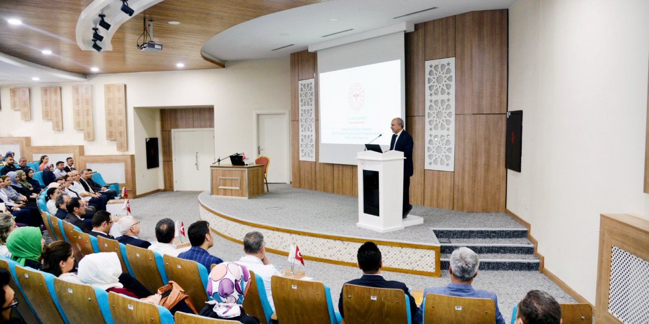 Meram Devlet Hastanesi değerlendirme toplantısı yapıldı