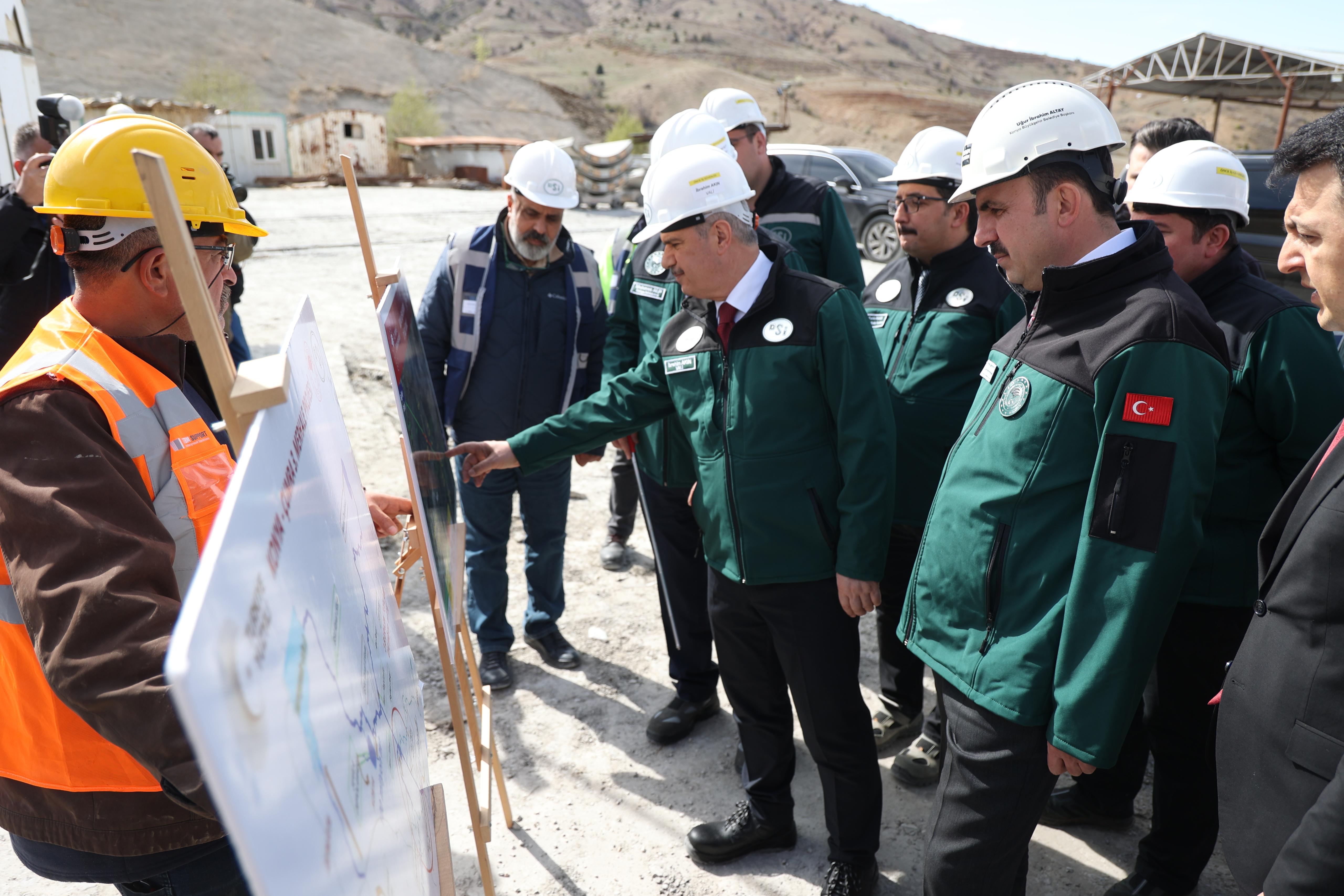 Vali Akın ve Başkan Altay incelemelerde bulundu