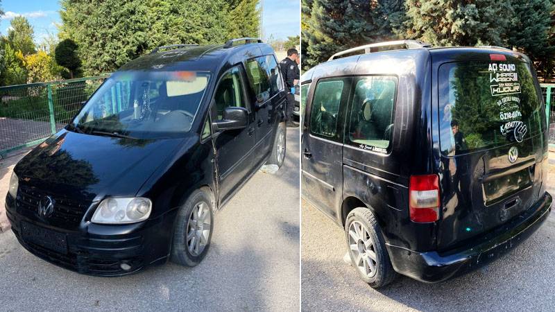 Konya'da polisten kaçan araca büyük ceza!