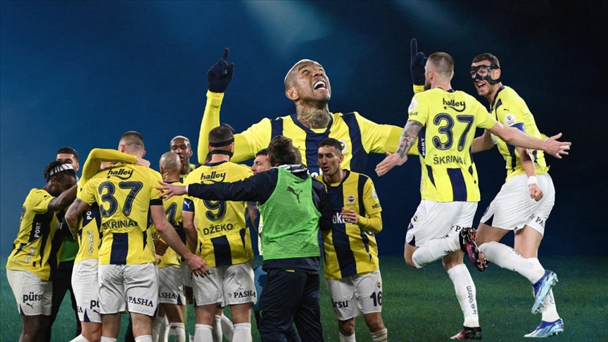 Süper Lig'de ikinci devrenin lideri Fenerbahçe