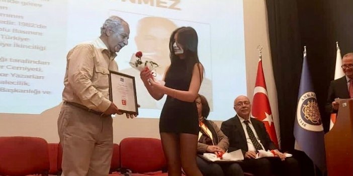 Gazeteci Cengiz Dönmez'e 50 yıllık onur ödülü verildi