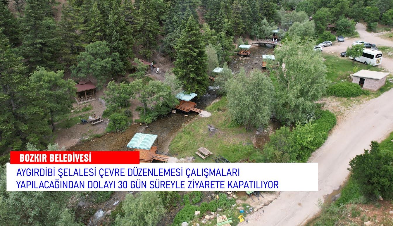 Aygırdibi Şelalesi Çevre Düzenlemesi Nedeniyle Ziyarete Kapatılıyor