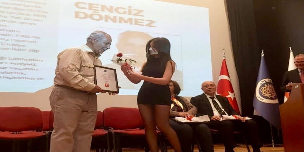 Gazeteci Cengiz Dönmez'e 50 yıllık onur ödülü verildi