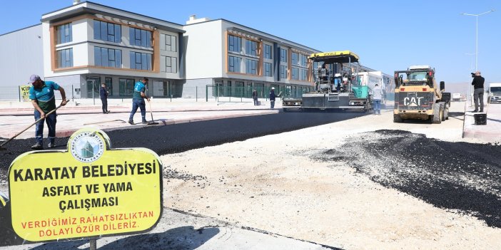 Karatay’da 2025 Yılı Asfalt Mesaisi Başladı