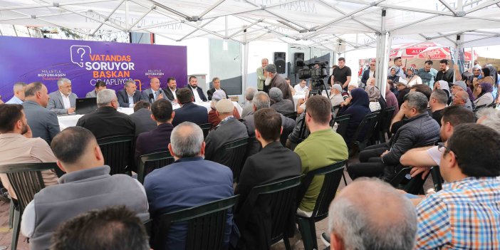 Konya'da ilk! Vatandaş sordu başkan cevapladı