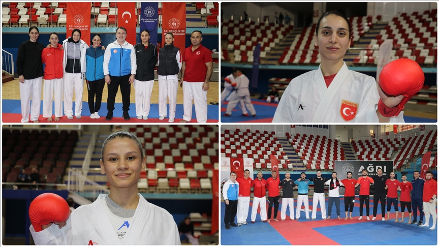 Milli karateciler, Ermenistan'daki Avrupa Şampiyonası öncesi Ağrı'da kampa girdi