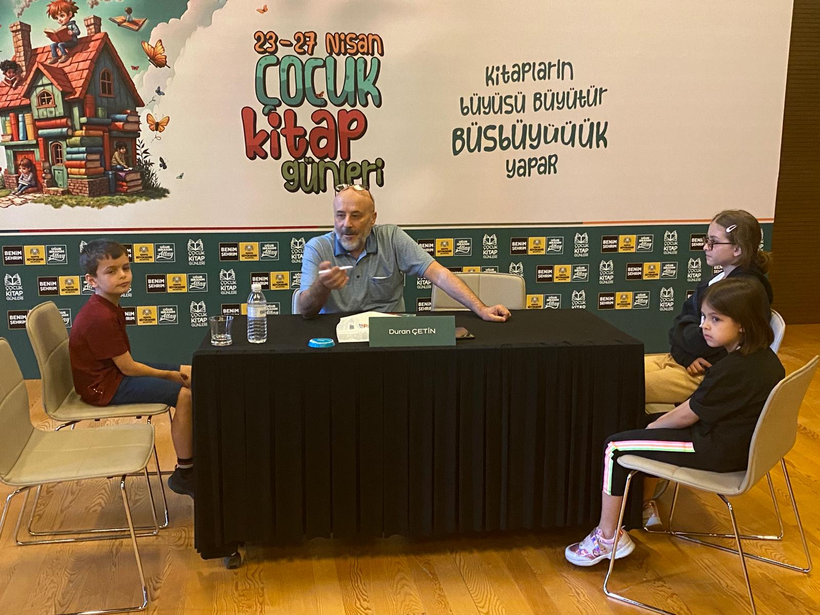 Yazar Duran Çetin Çocuklarla Buluştu