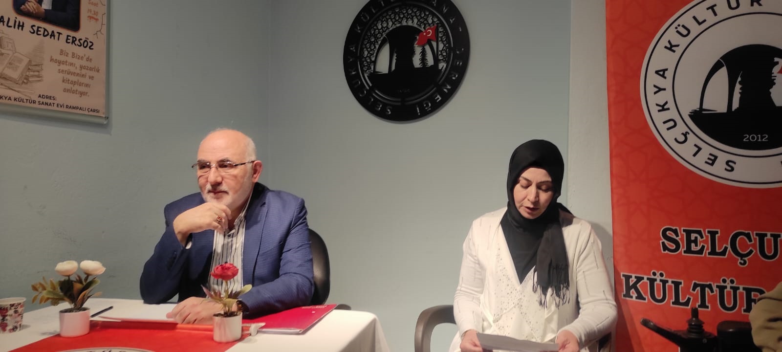 Ersöz, Selçukya’da hayatını ve yazarlık serüvenini anlattı