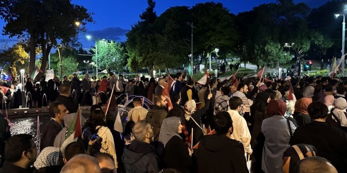 Konya'da "Filistin'e ses ver" yürüyüşü düzenlendi