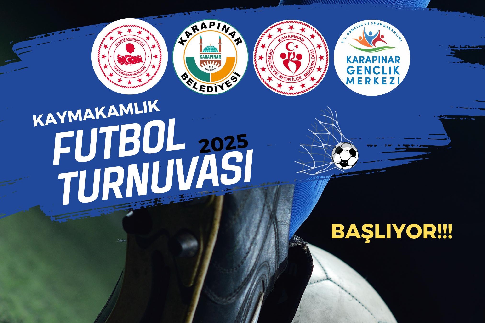 Karapınar'da futbol coşkusu başlıyor