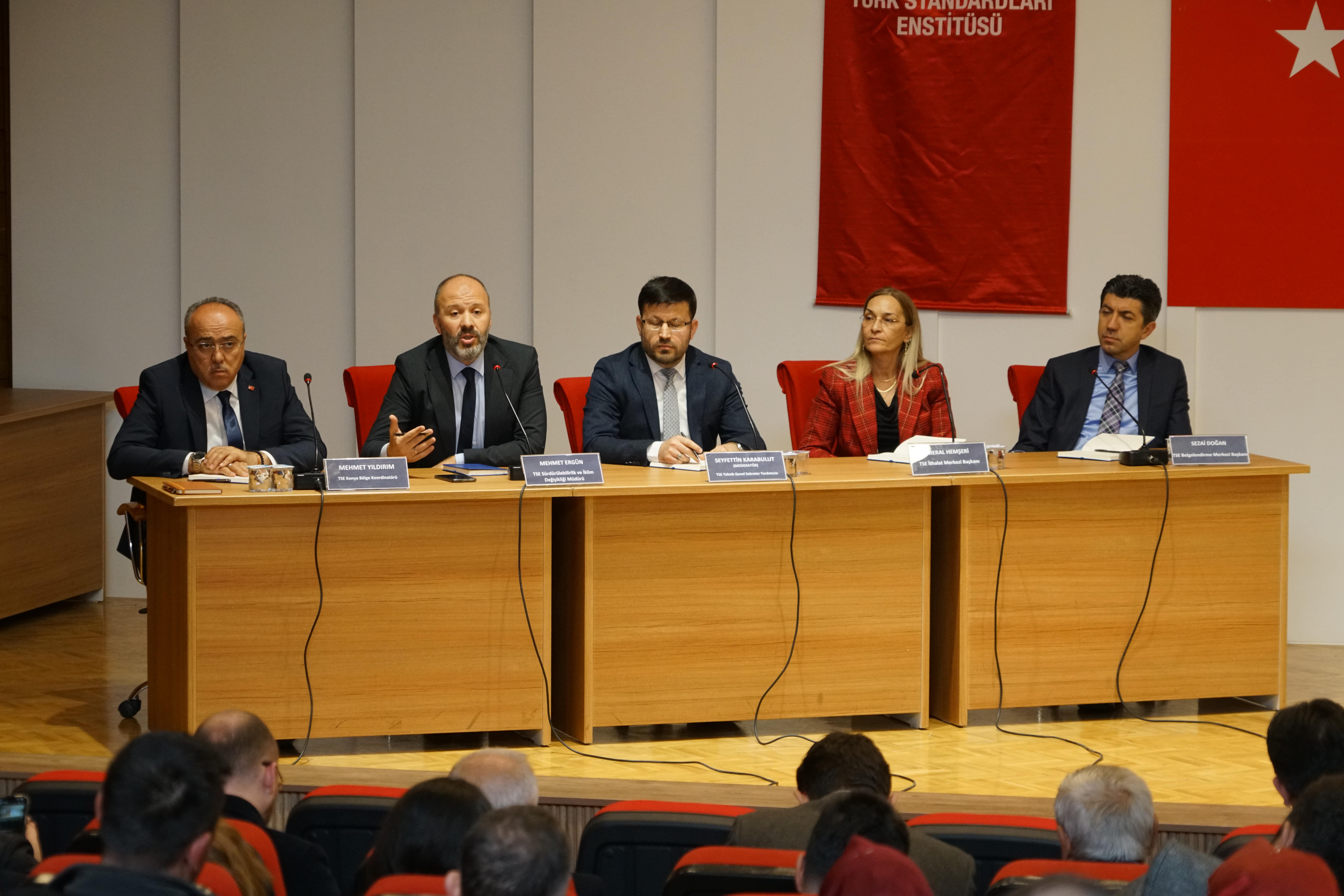 TSE sektör buluşmaları toplantısı Konya’da yapıldı
