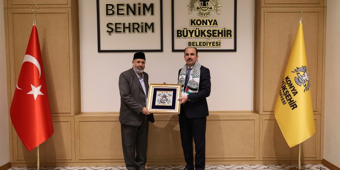 Filistin Âlimler Heyeti Başkanı Tekruri Başkan Altay’A Gazze hassasiyeti için teşekkür etti