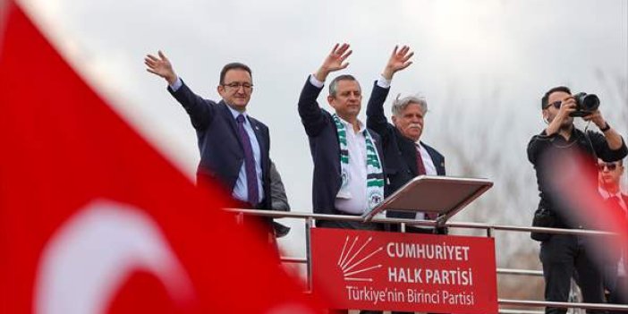 CHP Genel Başkanı Özel, partisinin Konya mitinginde konuştu: