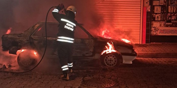Konya Emniyeti'den kundaklanan araçlarla ilgili açıklama