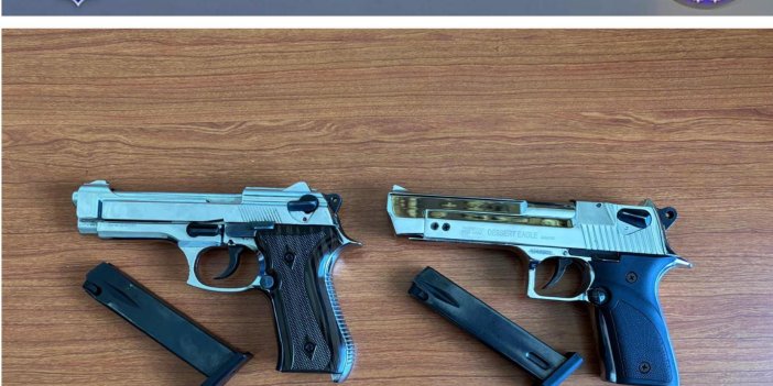 Konya'da sebepsiz havaya ateş açan iki kişi yakalandı