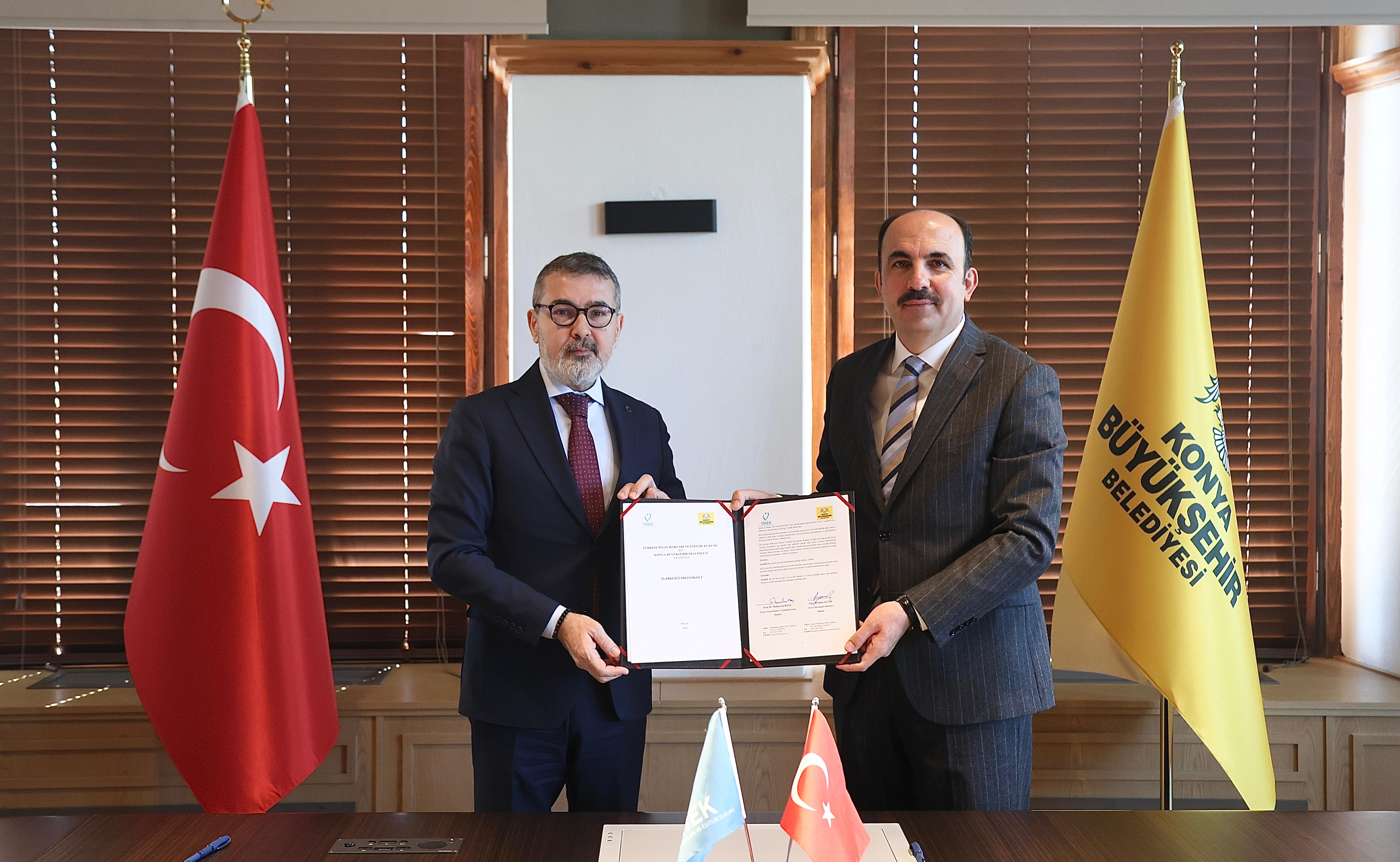 Konya Büyükşehir ile TİHEK arasında protokol imzalandı