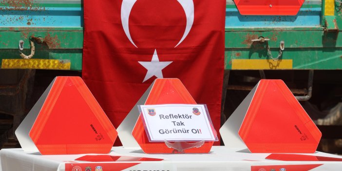 Konya'da çiftçilere 10 bin adet reflektör dağıtılacak