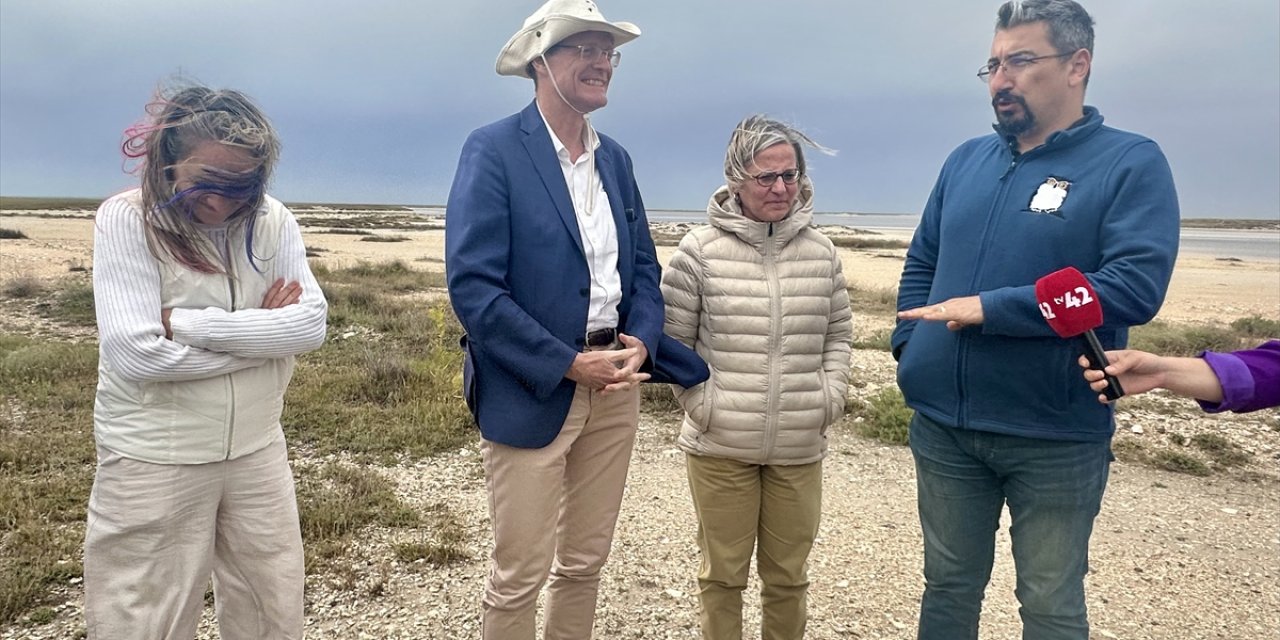 AB Türkiye Delegasyonu Başkanı Meyer-Landrut, Tuz Gölü'nde incelemelerde bulundu