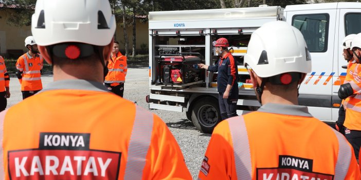 Karatay Arama ve Kurtarma Ekibine uzman eğitimi