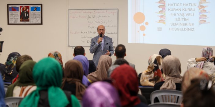 Selçuklu'da “Çocuğumun farkındayım bunun için kurstayım” projesi