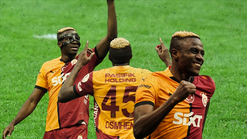 Osimhen, şampiyonluk yolunda Galatasaray'ı sırtlıyor