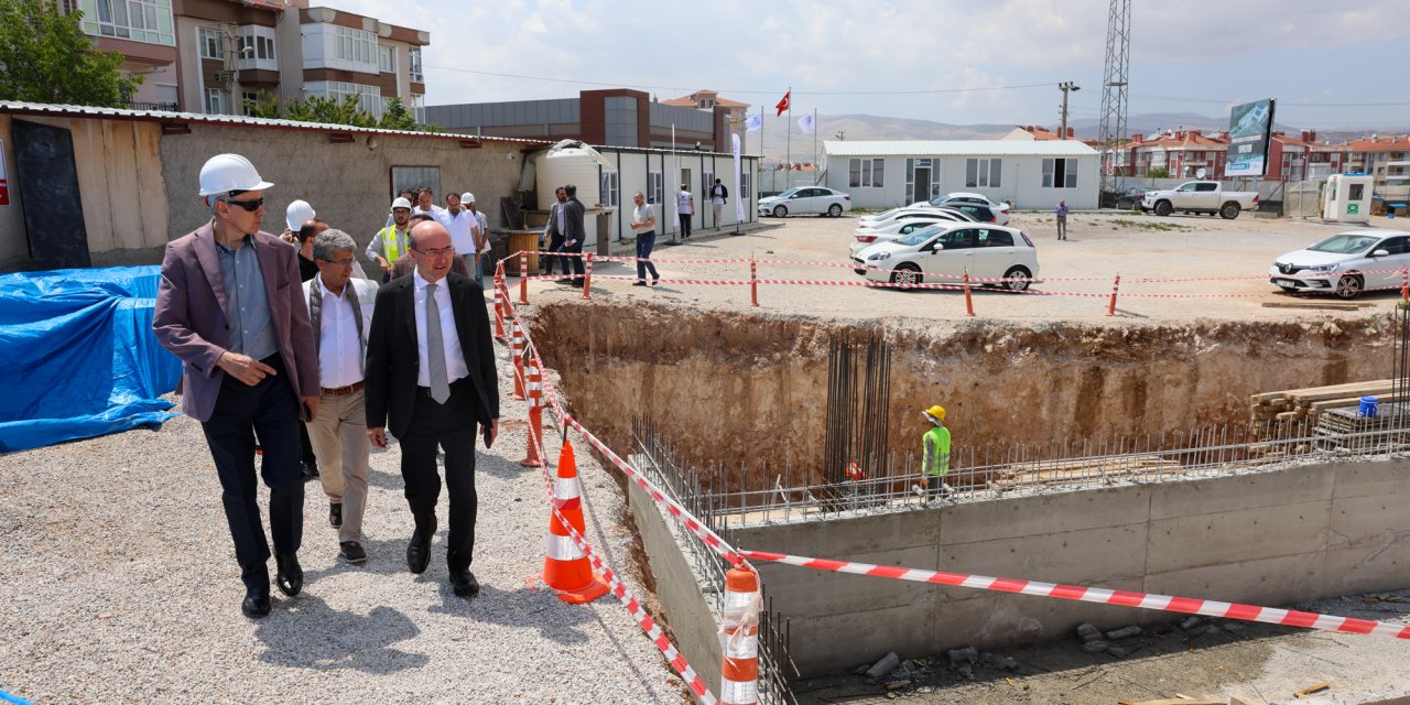 Selçuklu’da dev tesisin inşası sürüyor