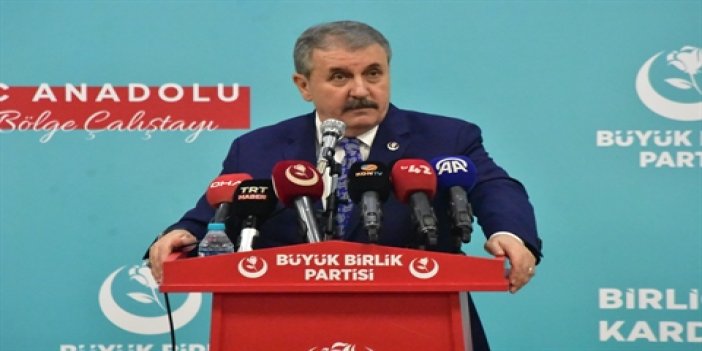 Destici Konya'da konuştu: Silah bırakma işi, sadece PKK'yla sınırlı kalmamalıdır