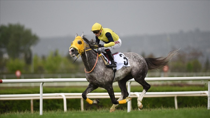 63. TBMM Koşusu'nu Halis Karataş'ın jokeyliğini yaptığı"Deniz Efe" kazandı