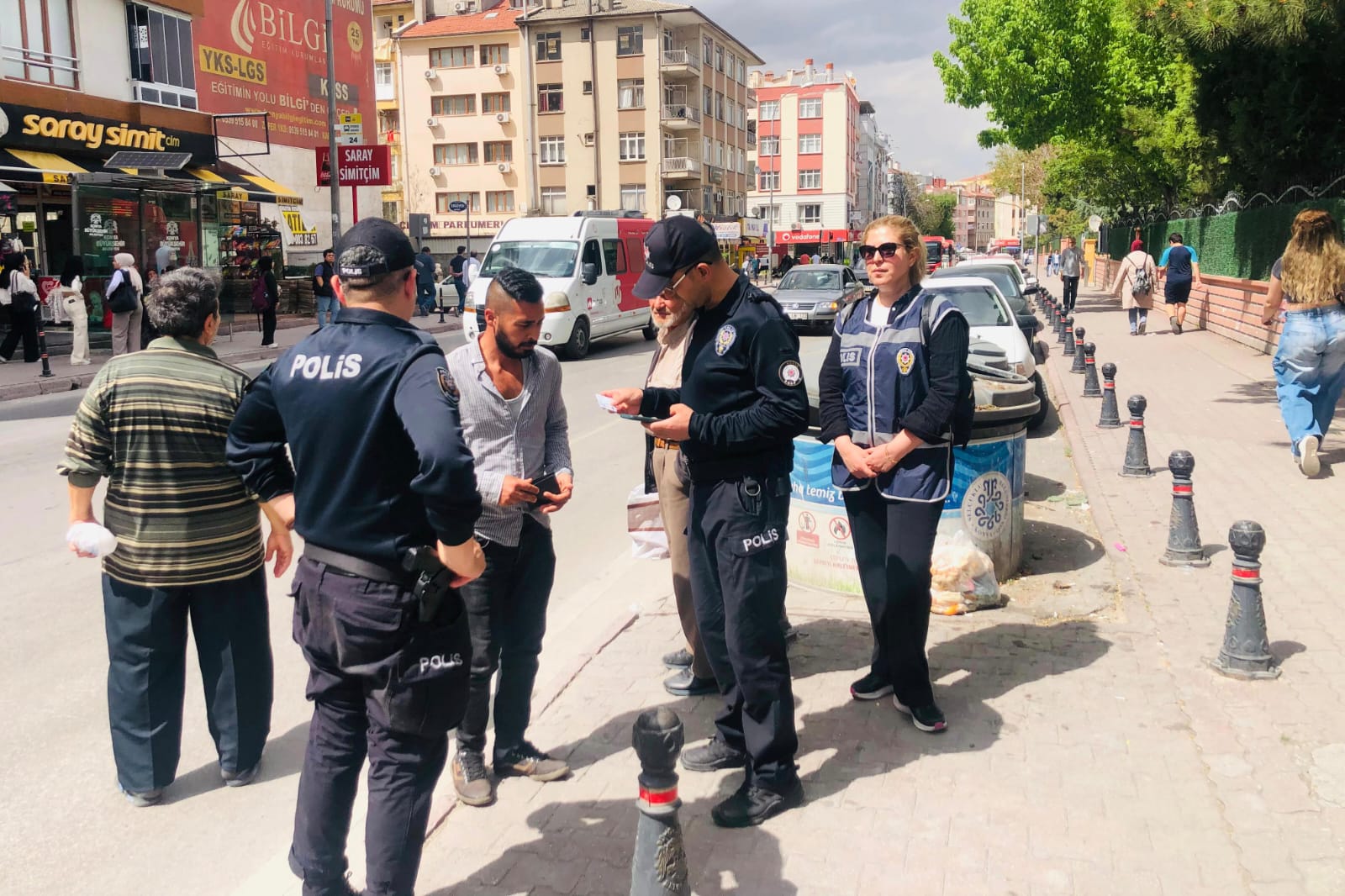 Konya’da okul çevresi ve servis araçlarına yönelik denetim uygulaması yapıldı