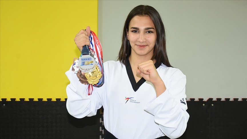 Genç milli tekvandocunun hedefi Avrupa'da altın madalya kazanmak