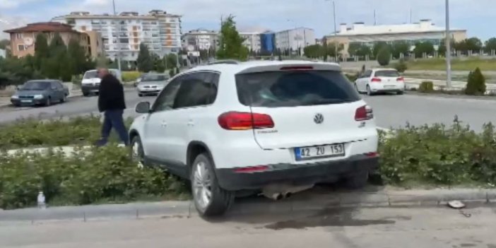 Konya'da trafik kazasında 2 kişi yaralandı