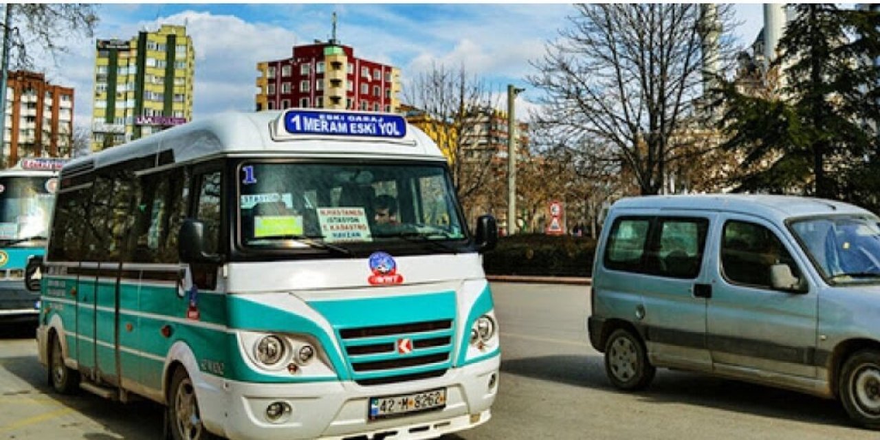 Konya’da minibüs ve taksi ücretlerine zam!