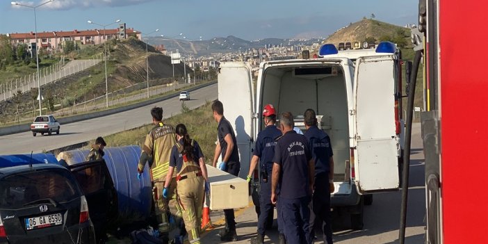 Şarampole devrilen traktörün sürücüsü Şükrü öldü