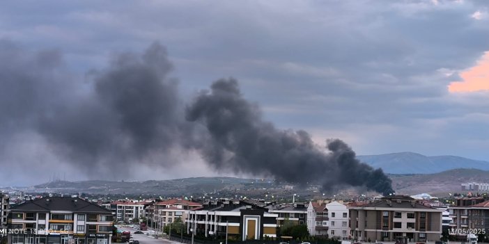 Konya'da yangın paniği! Görenler telefona sarıldı