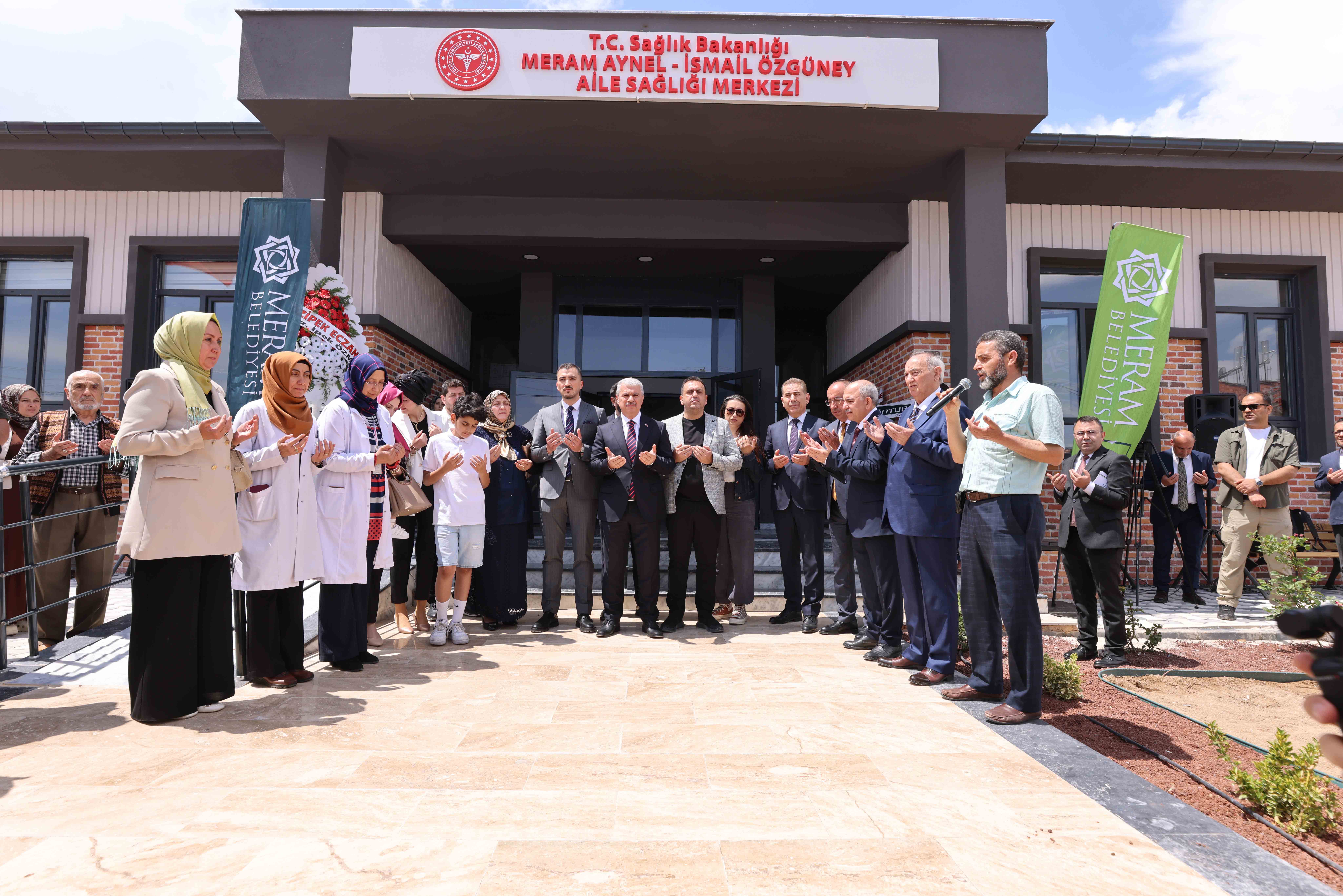 Sağlık atılımlarıyla göz dolduran Meram’a bir yatırım daha; Aynel-İsmail Özgüney Aile Sağlığı Merkezi hizmete açıldı