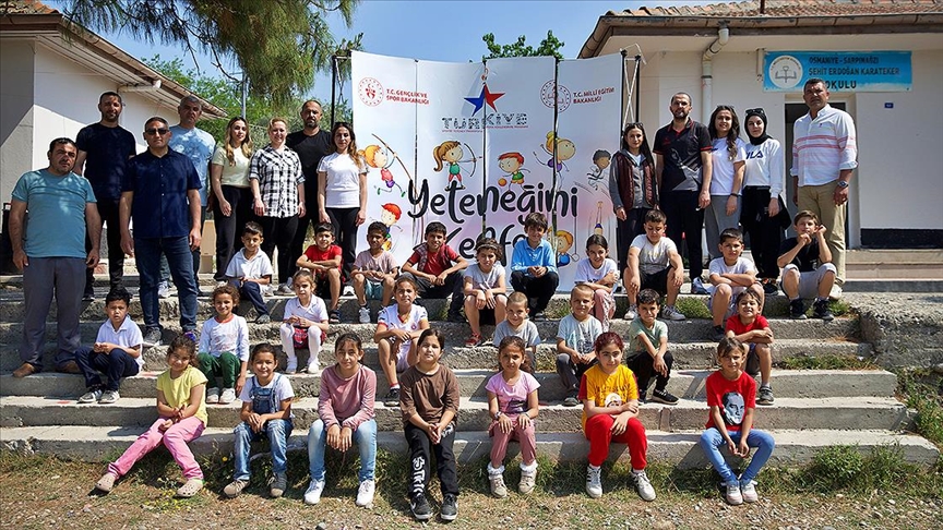 Köylerde gençler sportif taramayla keşfediliyor