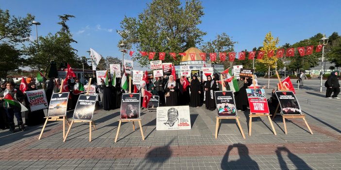 Konya'da siyonistler protesto edildi