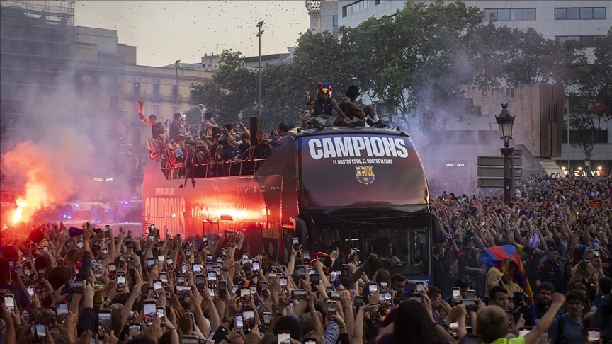 Şampiyonluğunu ilan eden 4. takım Barcelona oldu