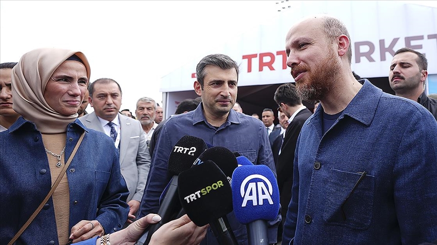 Selçuk Bayraktar ile Sümeyye Bayraktar'dan 7. Etnospor Kültür Festivali'ne ziyaret