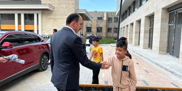 Başkan Altay Gazzeli ailelerle görüştü