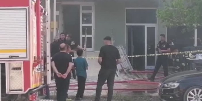 Konya'da bir iş yerinde yangın çıktı!