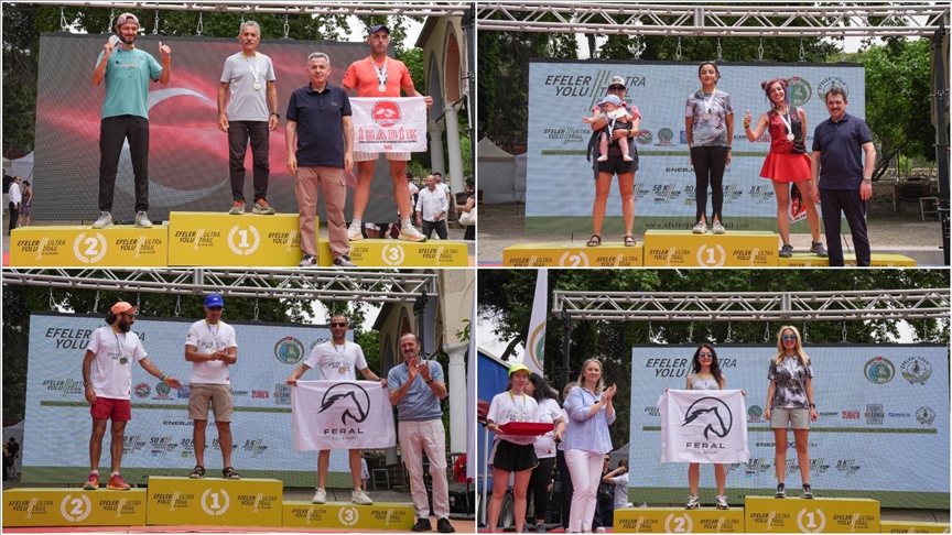 Efeler Yolu Ultra Trail yarışları tamamlandı