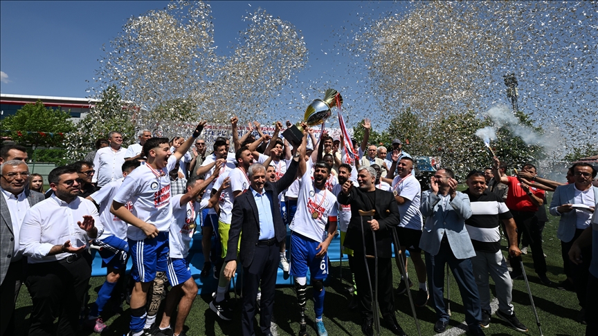 Şahinbey Ampute Futbol Takımı, şampiyon oldu