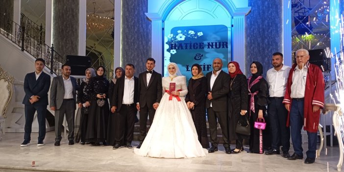 Hatice Nur ve Latif mutluluğa 'evet' dedi